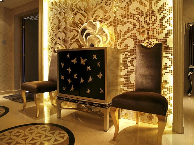 Панно D-03 GM Yellow&White A серия Узоры Alma