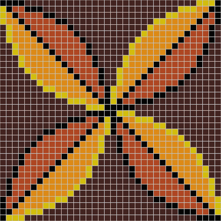 Панно MZ-02 Brown серия Узоры Alma