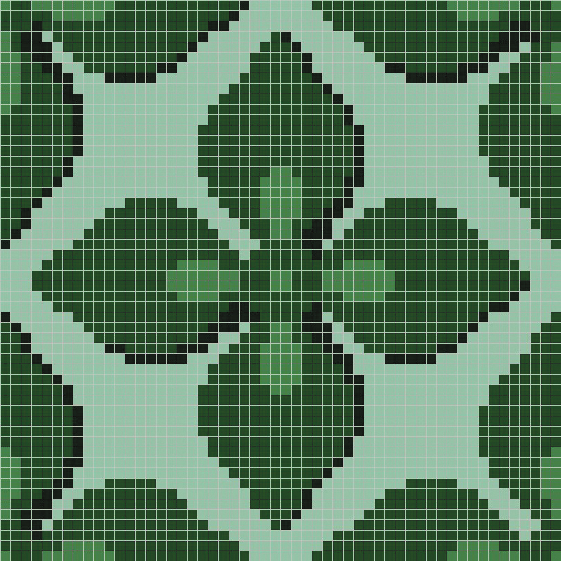 Панно MZ-03 Green серия Узоры Alma