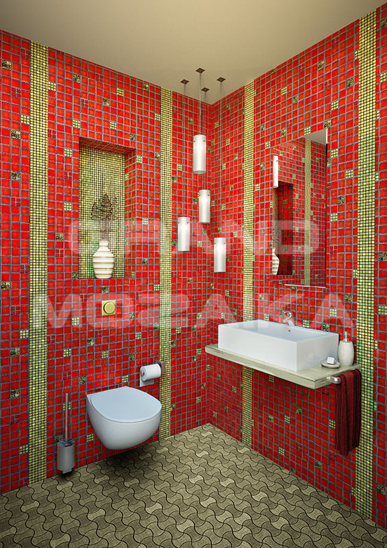 Мозаика MRC (RED)-3 серия Mercury