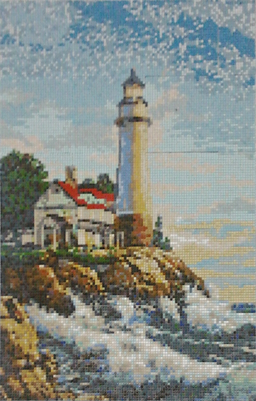 Панно Панно «Маяк на горе» серия Панно Rose