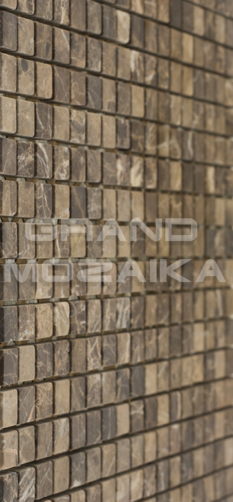 Мозаика АМ-1С (Emperador Dark) серия Marble