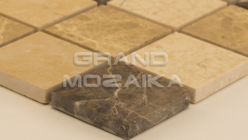 Мозаика АМ-1П+АМ-4П+АМ-10П (MIX Light) серия Marble