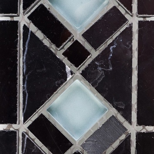 Бордюр мозаичный Nero-L5 серия Бордюры Elegant