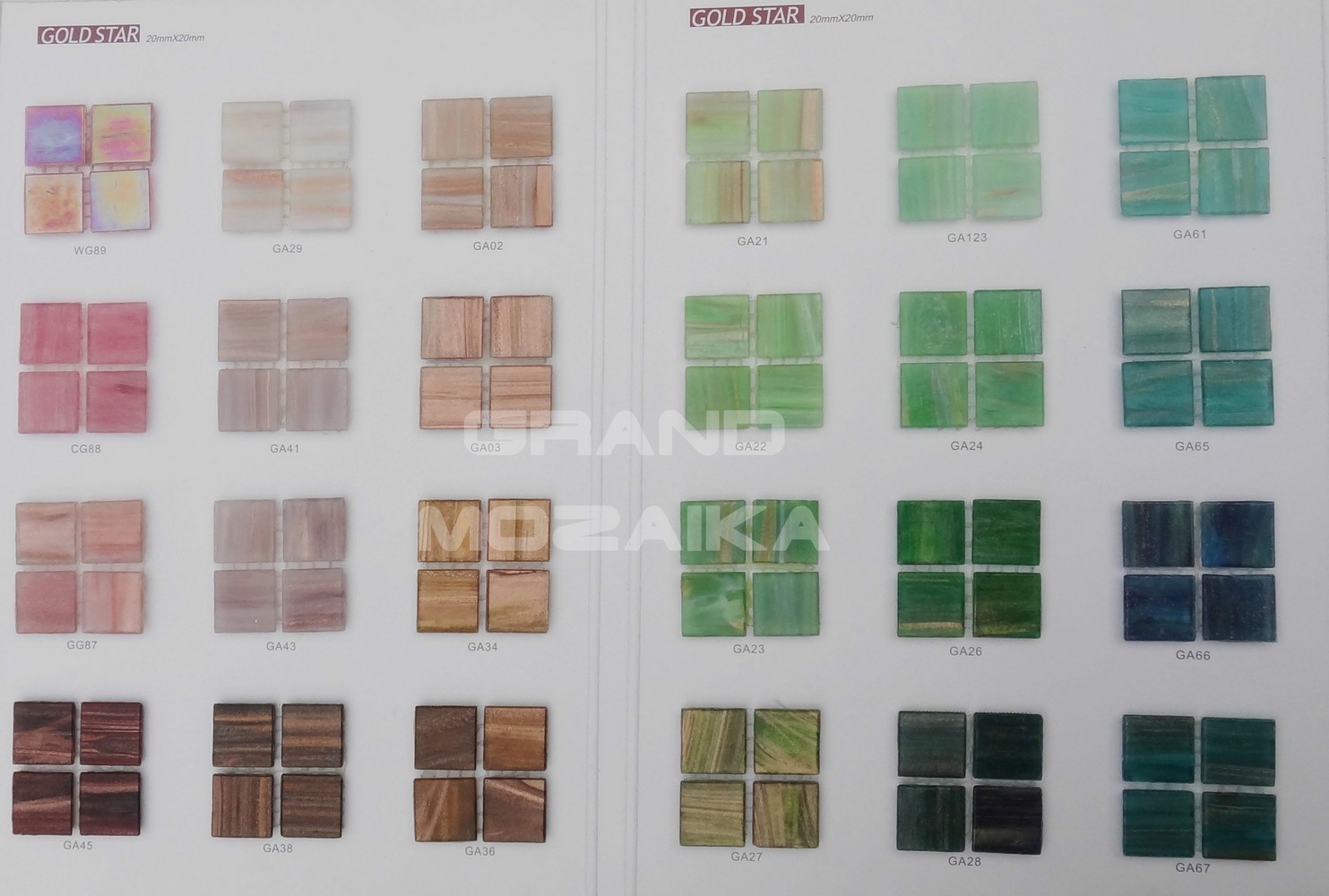Мозаика GA26 серия Goldstar