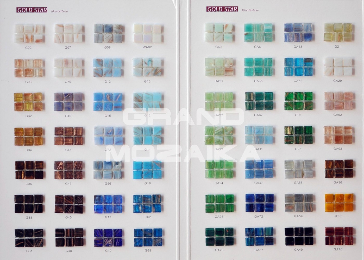Мозаика GA28 (10X10) серия Goldstar