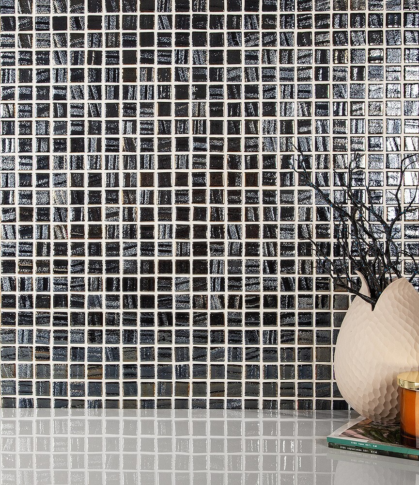 Мозаика Aqua Black серия Aqua