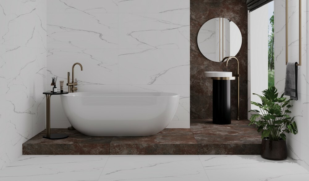 Плитка Ariston Classic Satin 60x120 серия Luna Rossa