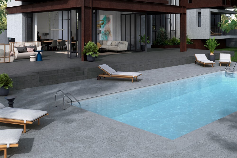 Ступени PELDANO RECTO MILAN GRIS ANTISLIP 33X33Х4 серия Milan Gris