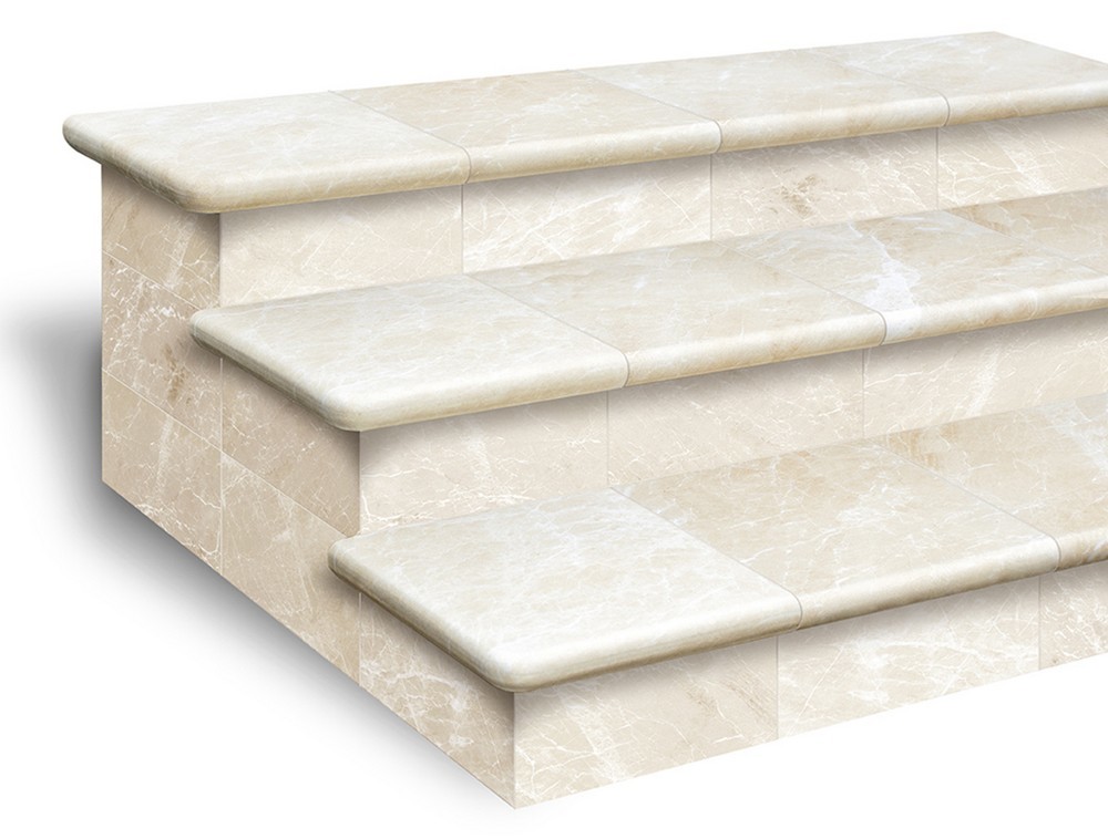 Ступени CARTABON NEVADA LIMESTONE Ступень угловая 33х33х4 серия Nevada Limestone