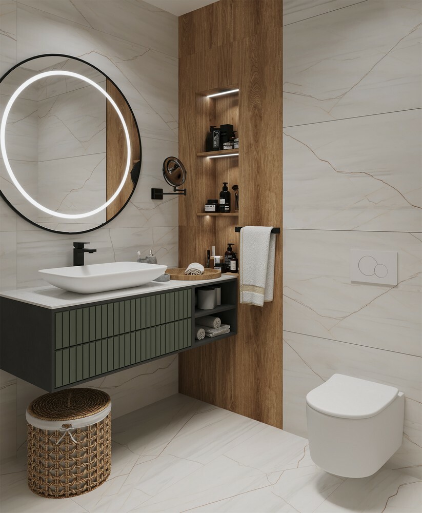 Плитка Crake White 60x120 Polished серия Palacio