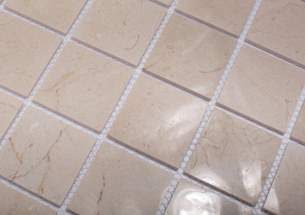 Мозаика Crema Marfil Polished 48x48 серия Wild Stone