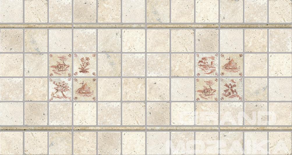 Плитка израсцы-6 10*10 серия Provance Rustic