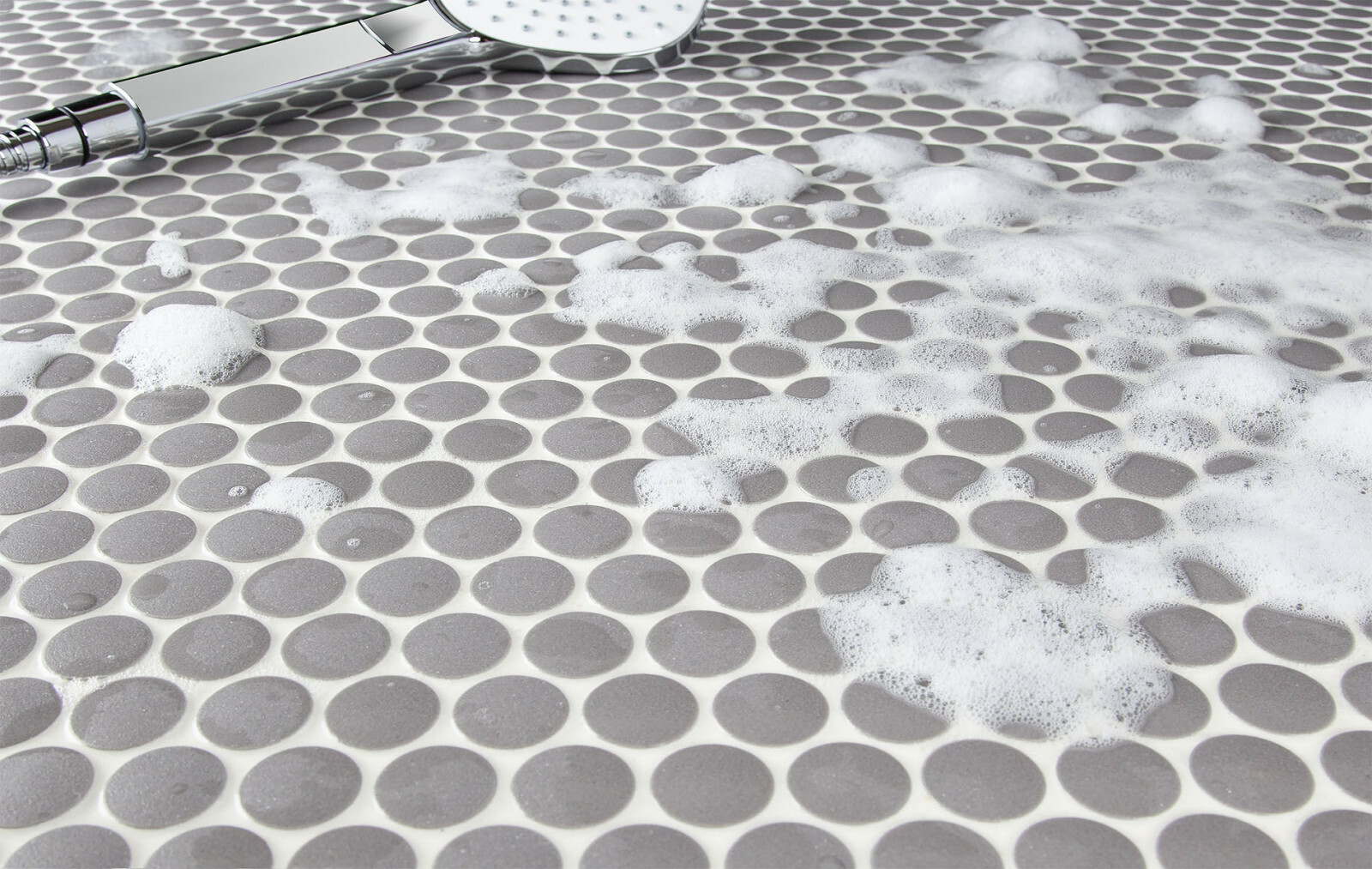 Мозаика Penny Round Dark Grey Antid. (JNK82021) серия Homework