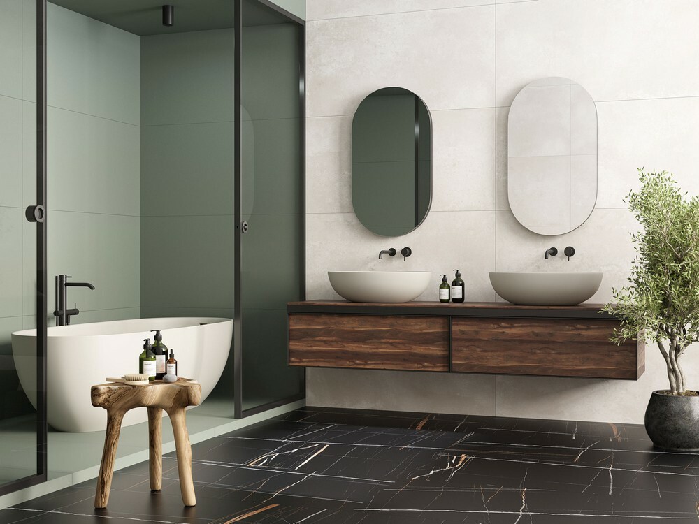 Плитка Reed Green 60x120 5мм Matt серия Monocolors