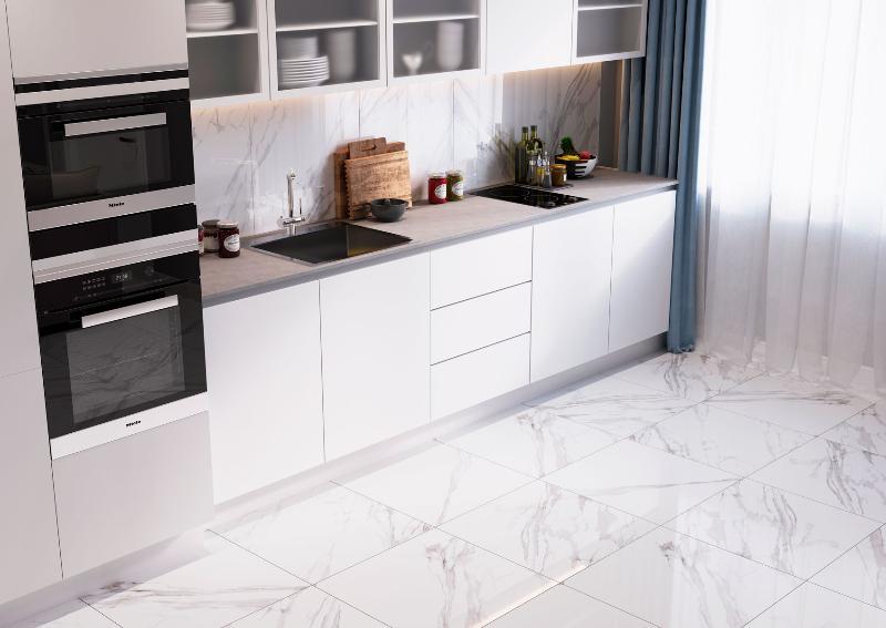 Плитка Remix Statuario 60x60 Polished серия Oasis