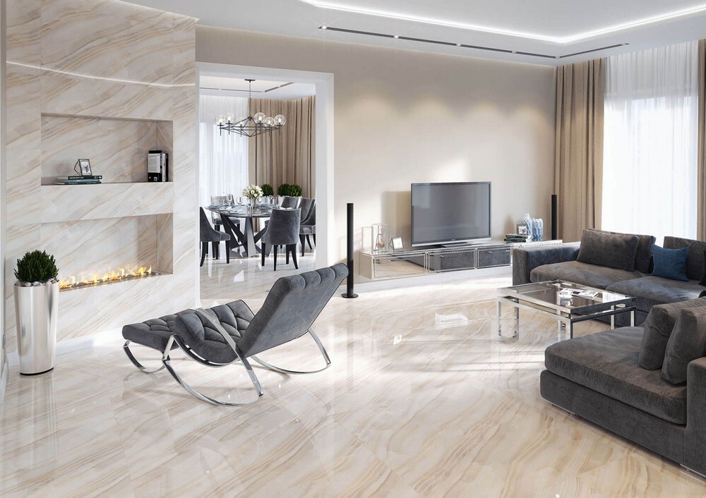 Плитка Stelia Brown 60x120 Polished серия Palacio