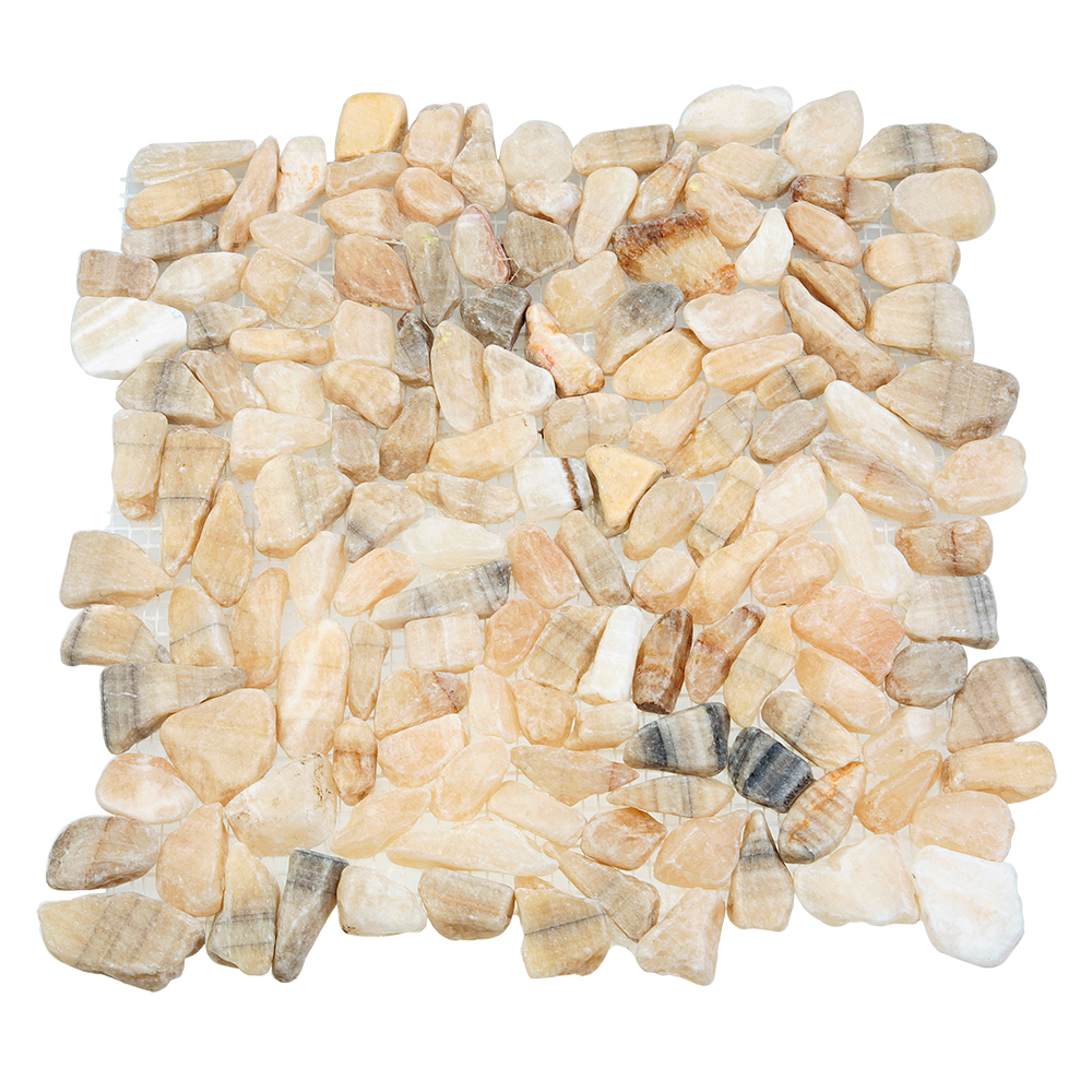 Мозаика 052364R MS7012 S ОНИКС розовый треугольный серия Nature