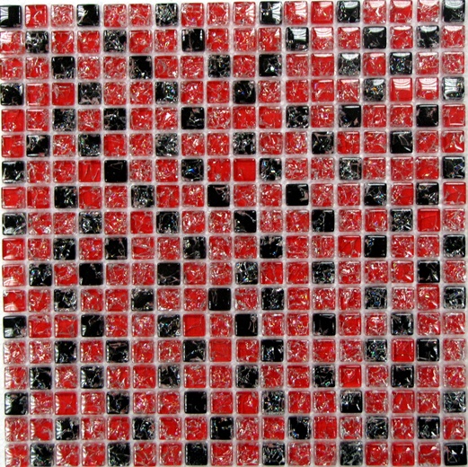 Мозаика Strike Red серия Glass