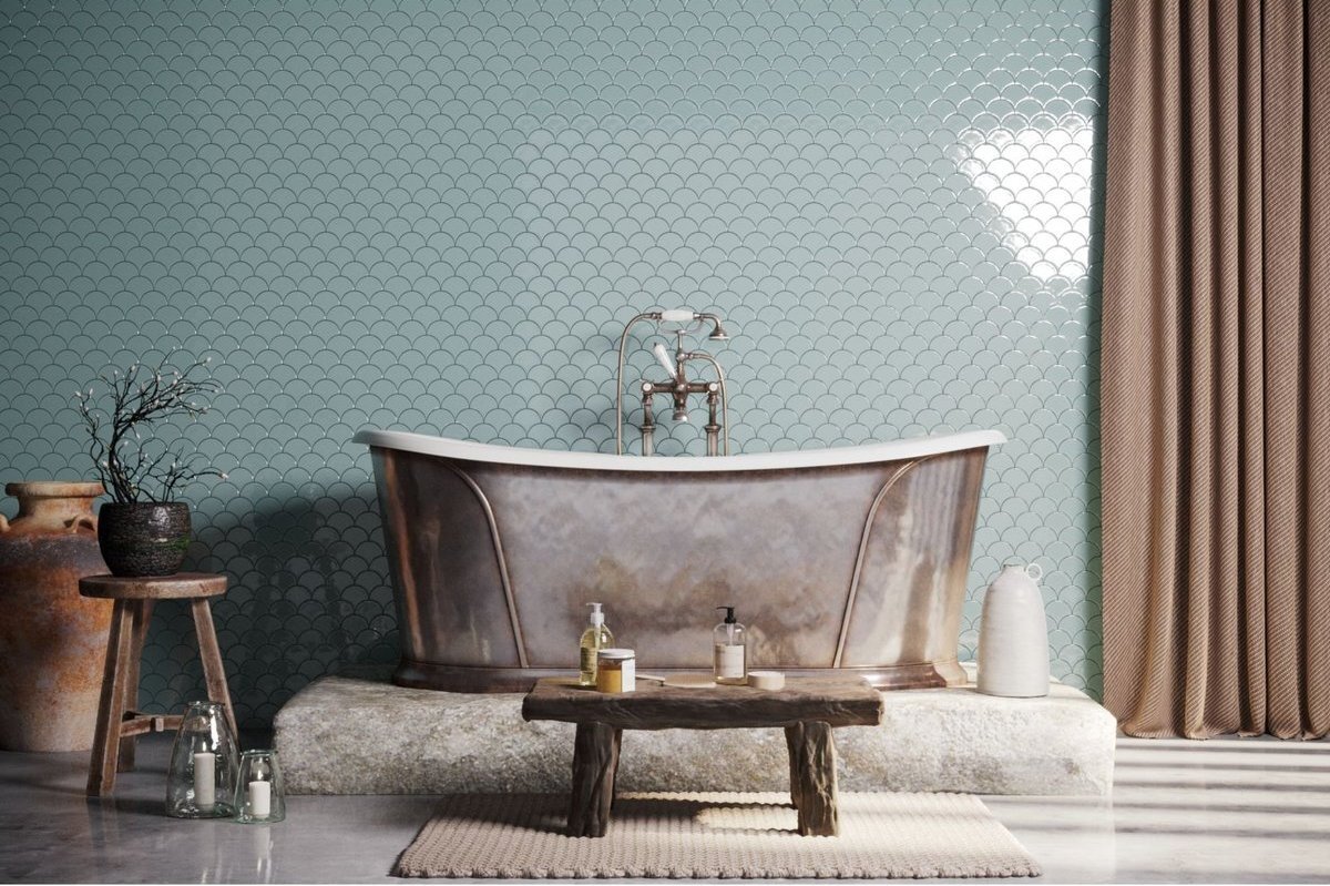 Мозаика MINT SCALES серия Orro Ceramics