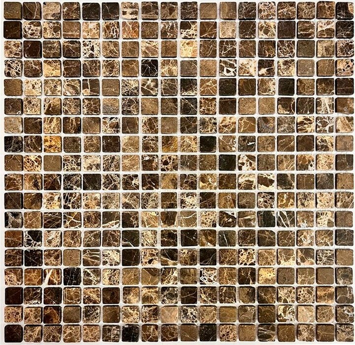 Мозаика Emperador Dark TUM 15x15х4 серия Orro Stone
