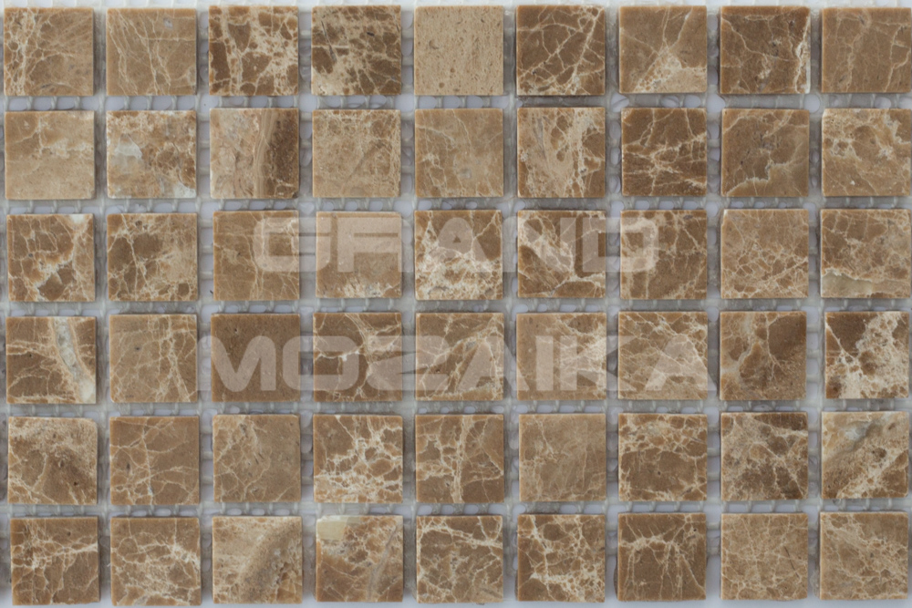 Мозаика Emperador Light Pol. 15X15x4 серия Orro Stone