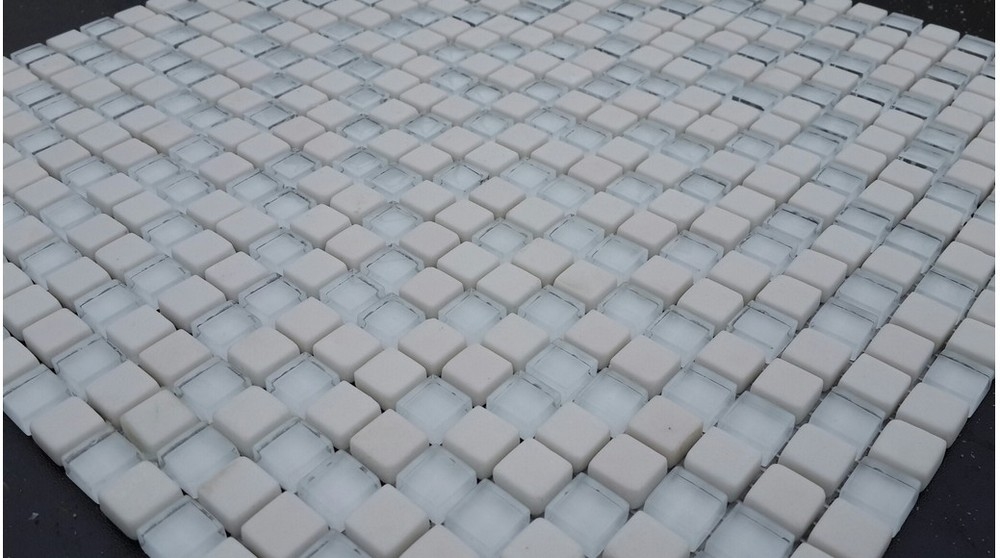 Мозаика Nano White (Nano 18) серия Orro Glasstone