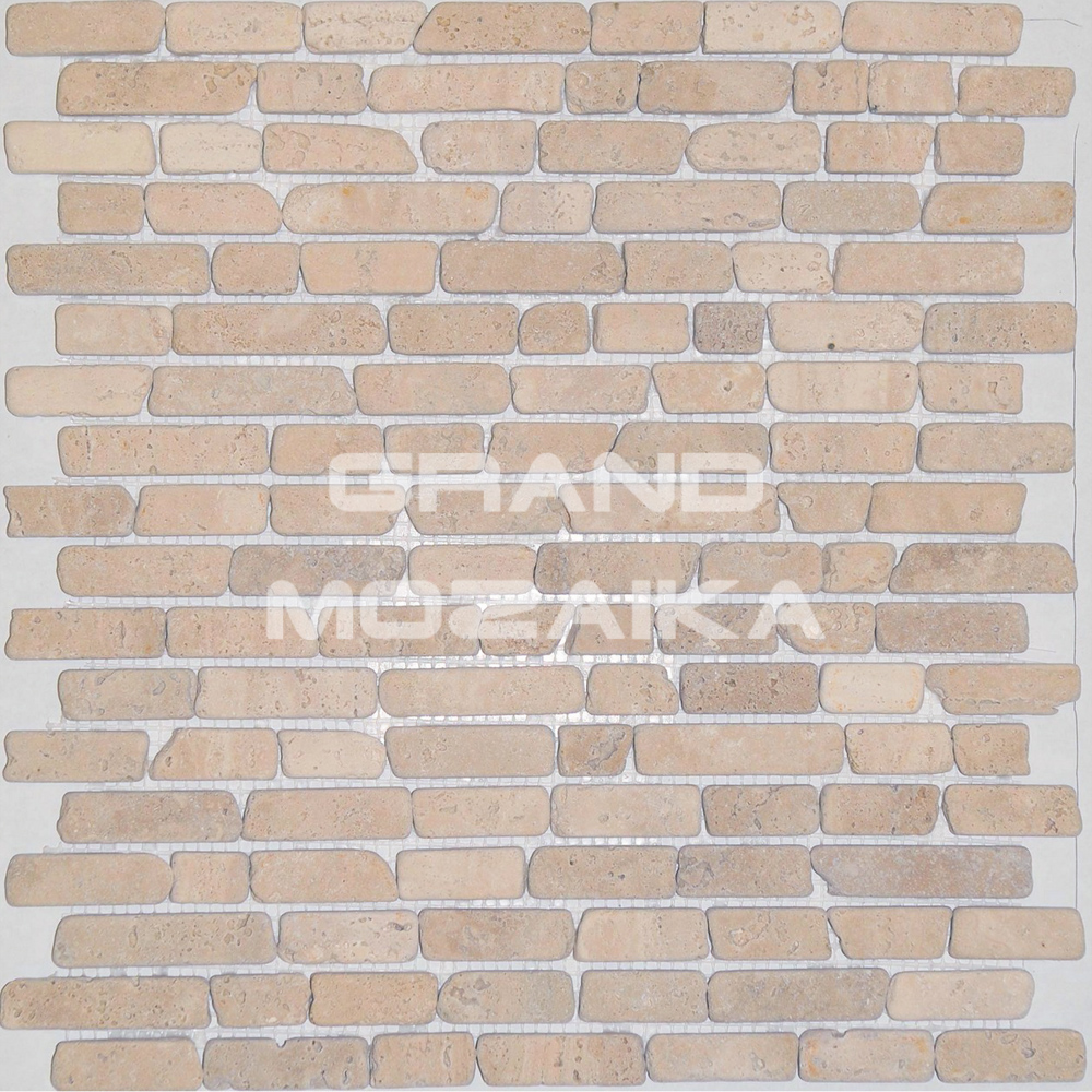 Мозаика Travertine Classic Interlocking Tum серия Orro Stone