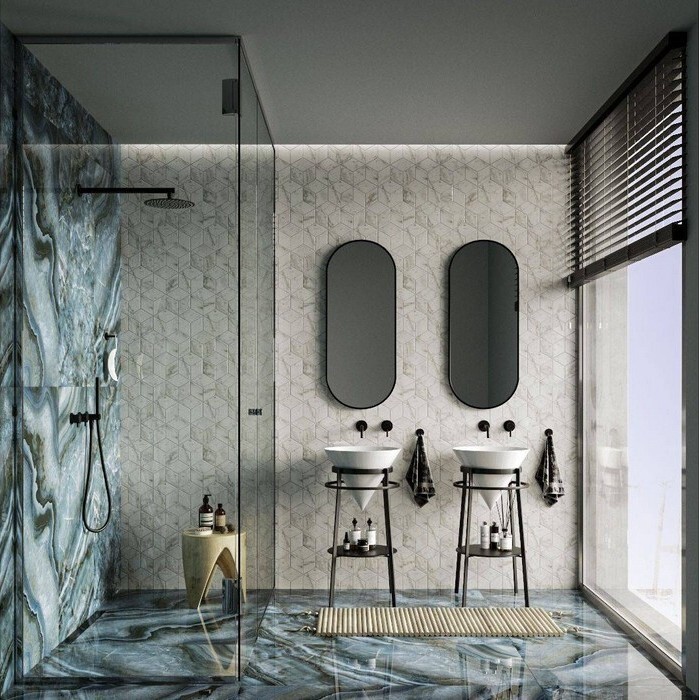 Мозаика Viva Statuario серия Orro Ceramics