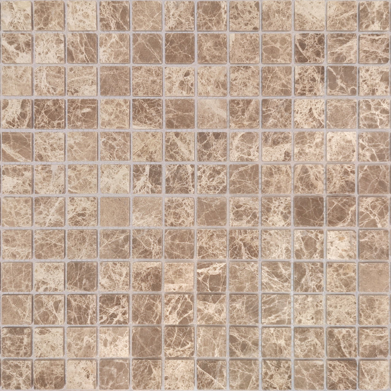 Мозаика Emperador Light MAT 23x23х4 серия Pietrine Slim