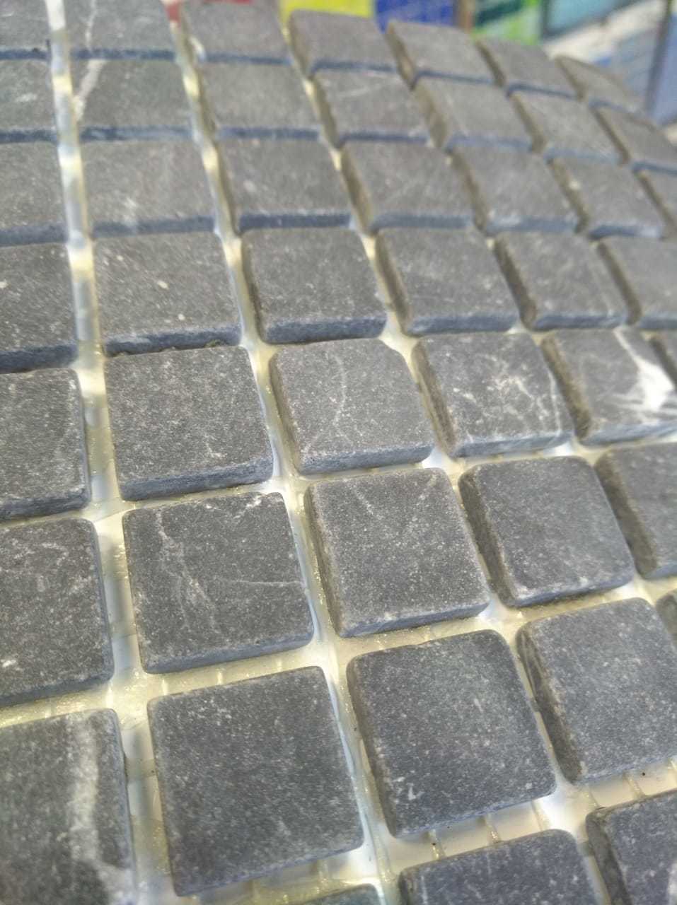 Мозаика Nero Oriente MAT 15x15x4 серия Pietrine Slim