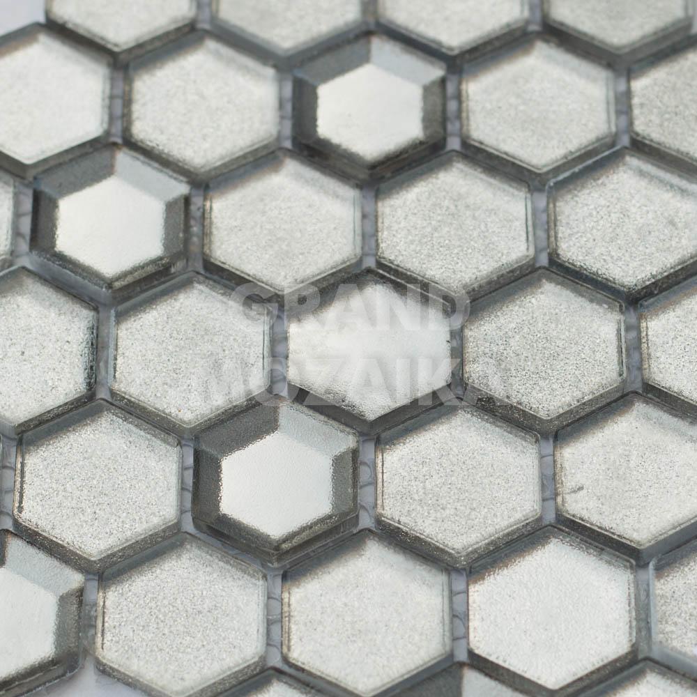 Мозаика Argento grani hex серия Alchimia