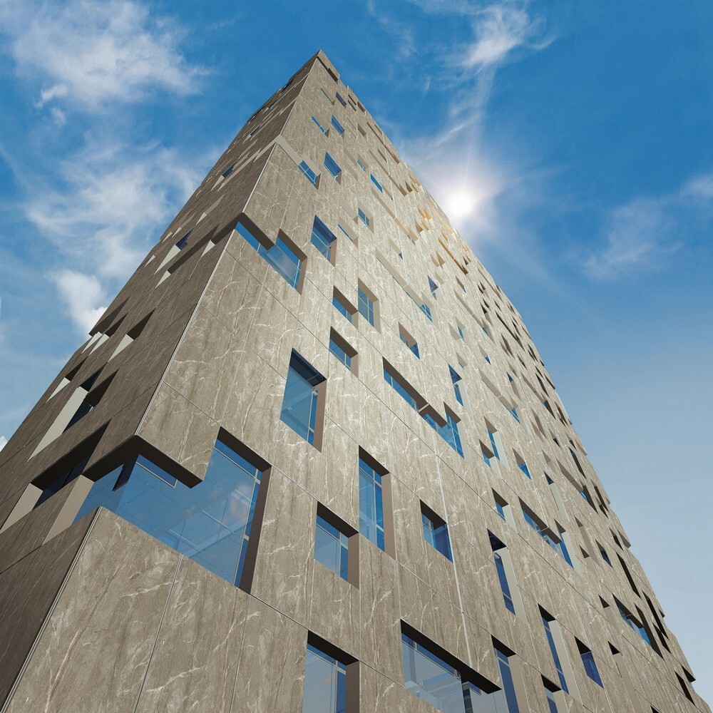 Плитка Breccia silver venato 120x60 POL серия Marble Porcelain Thin