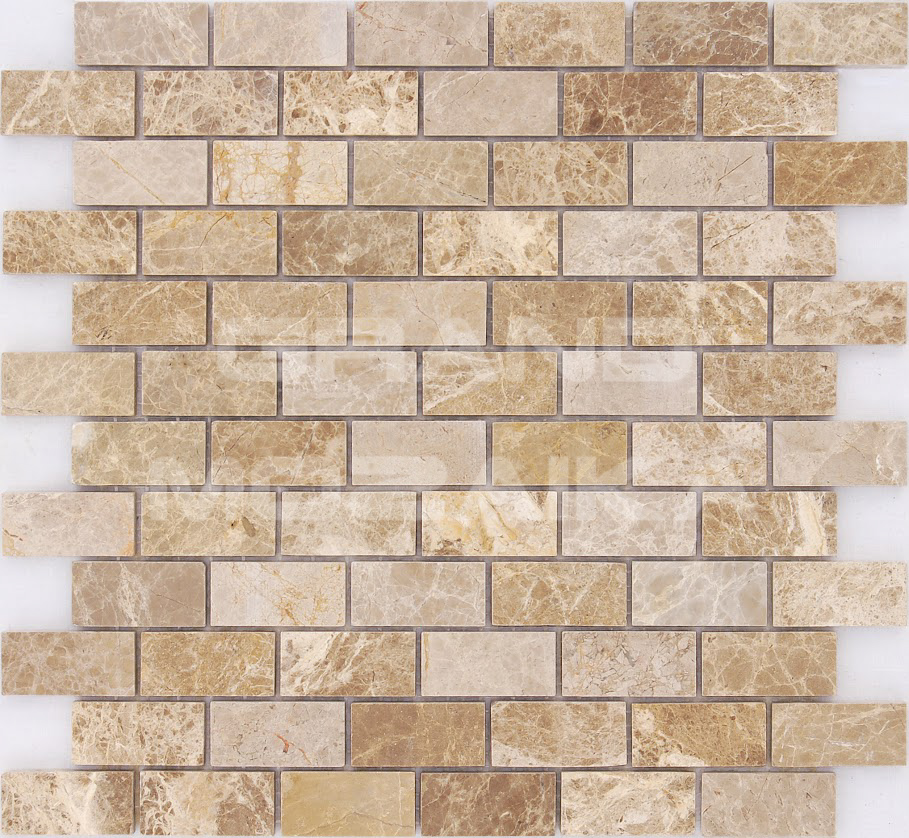 Мозаика Emperador Light POL 23x48х4 серия Pietrine Slim