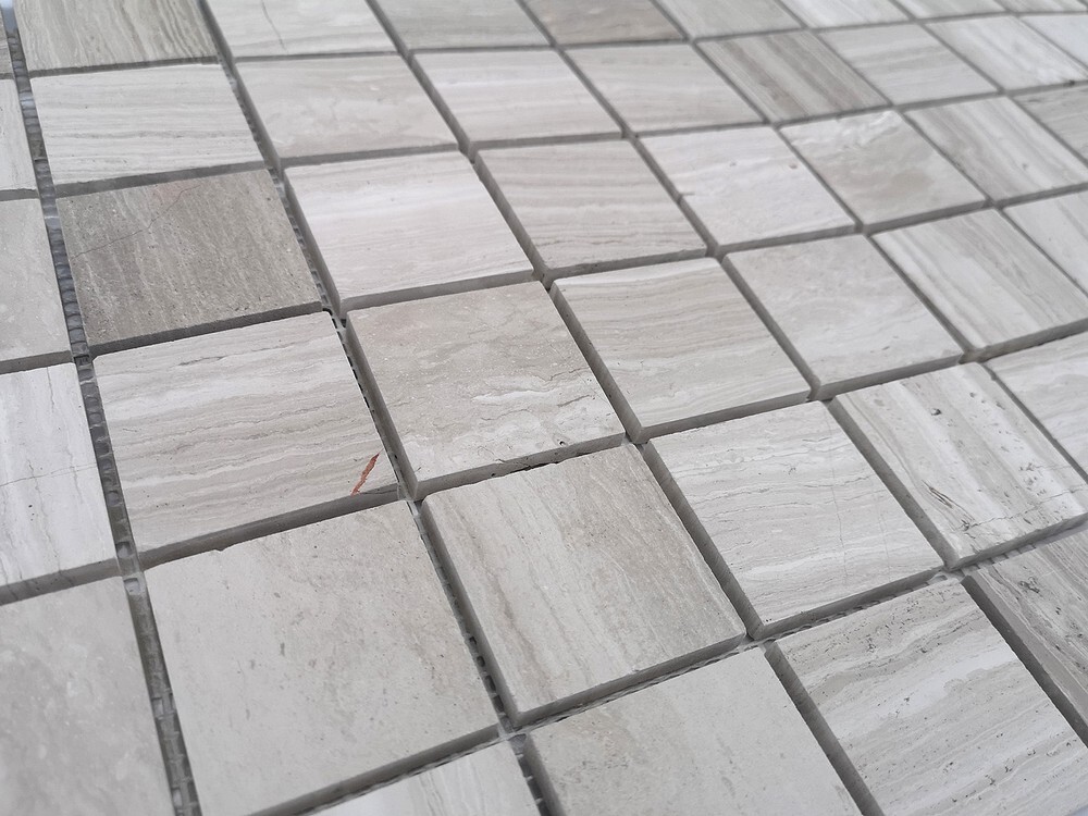 Мозаика Travertino Silver POL 48x48x7 серия Pietrine