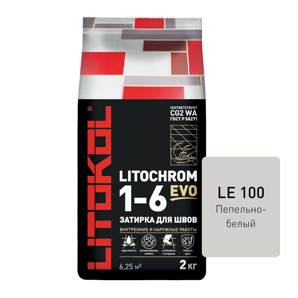 Затирка LITOCHROM 1-6 EVO LE.100 2 серия LITOCHROM 1-6 EVO