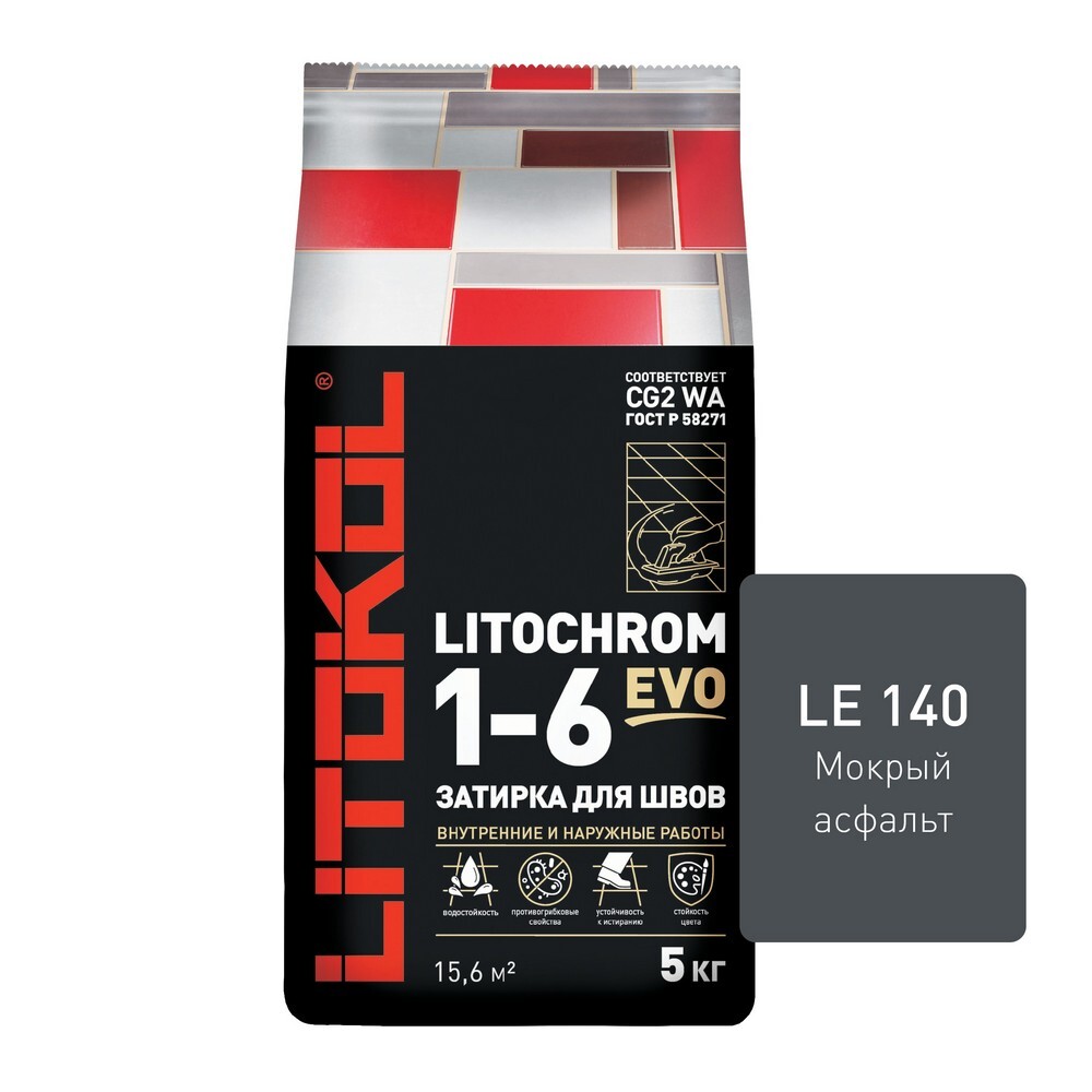 Затирка LITOCHROM 1-6 EVO LE.140 5 серия LITOCHROM 1-6 EVO