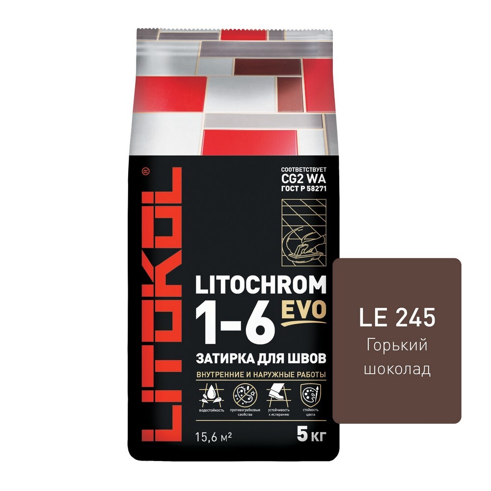 Затирка LITOCHROM 1-6 EVO LE.245 5 серия LITOCHROM 1-6 EVO