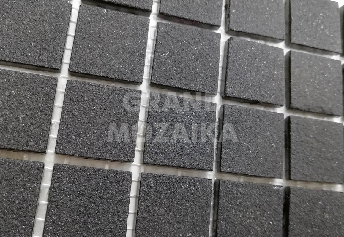 Мозаика Concrete Black серия Glass Mosaic