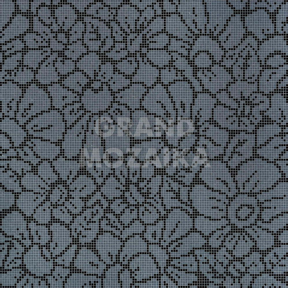 Панно Graphic Flowers Black серия Decorations