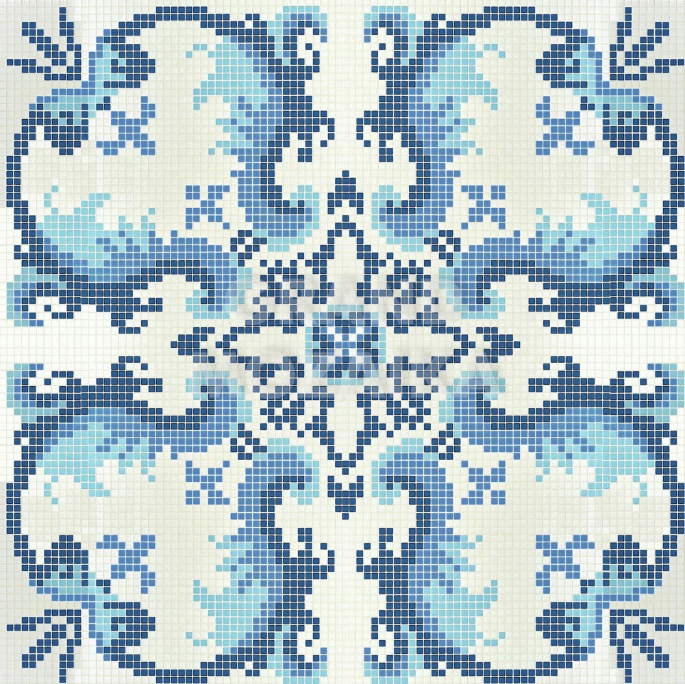 Панно Olimpia Blue серия Opus Romano Decorations