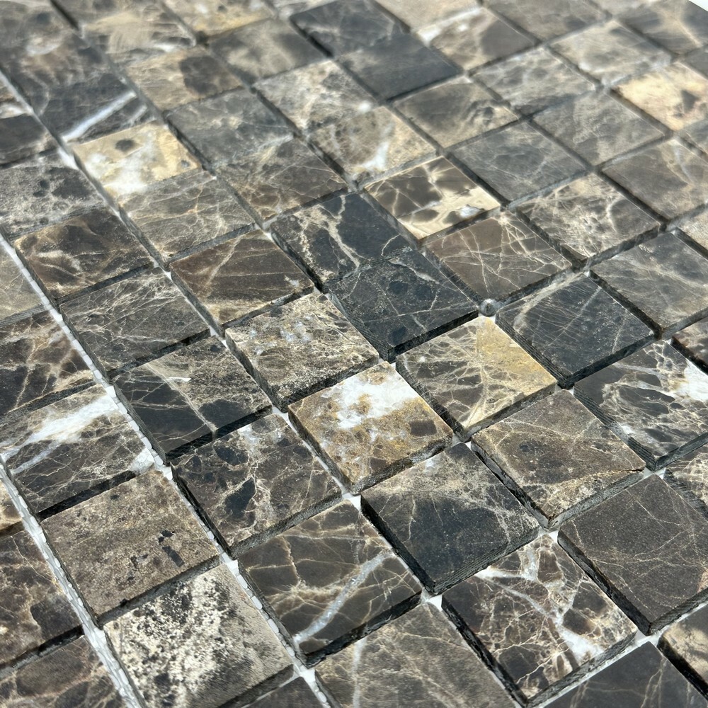Мозаика EMPERADOR DARK MAT 23x23 серия Marble Stone