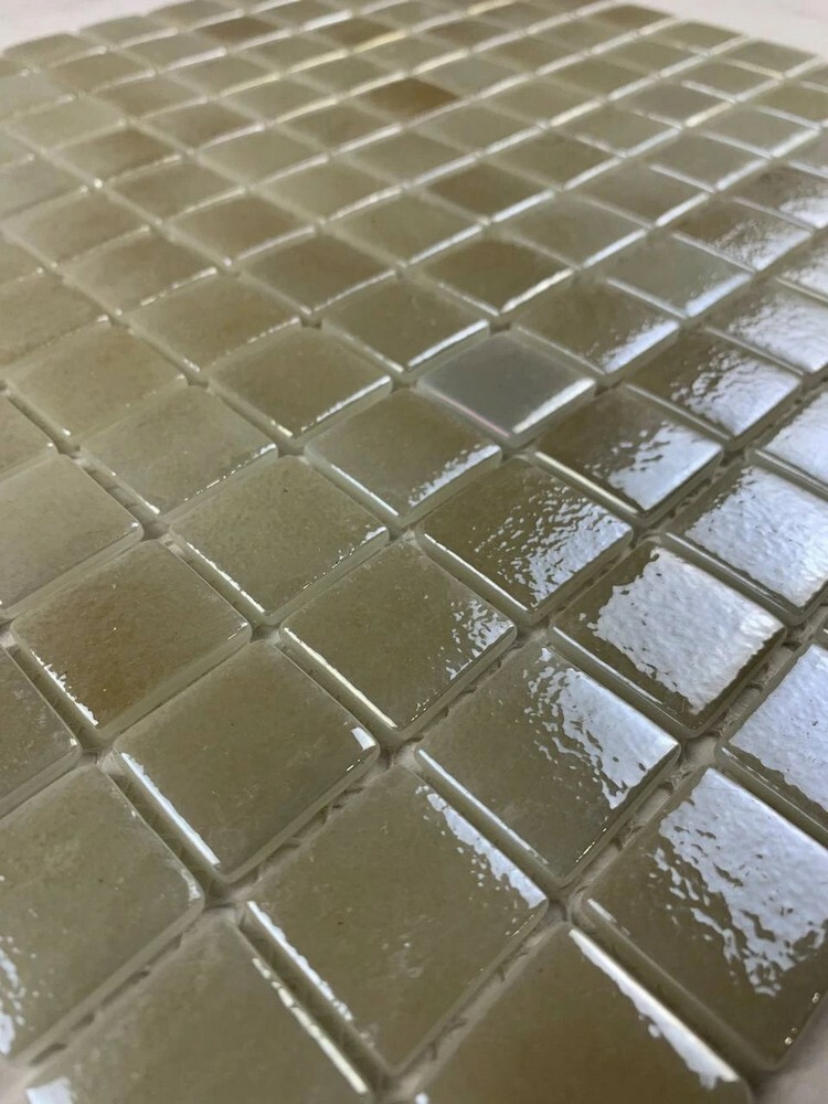 Мозаика Серебристо-бежевый серия Pools-П